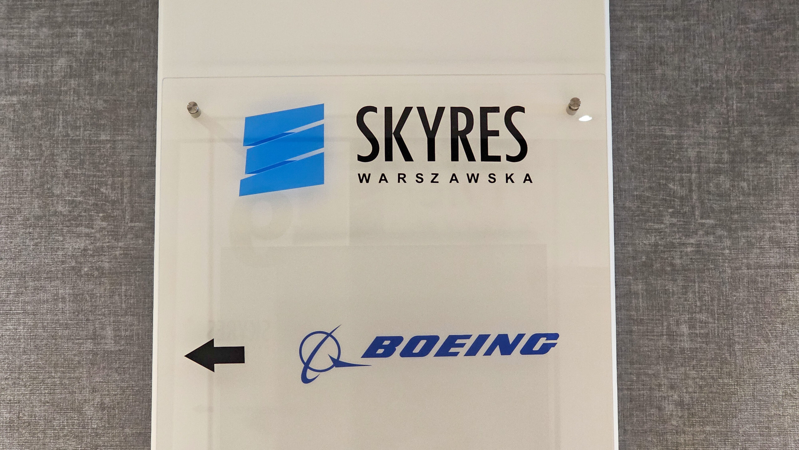 Boeing w biurowcu SkyRes